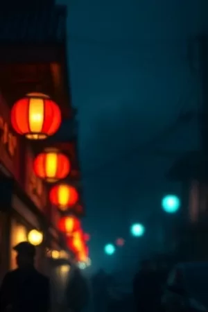 河畔的第七封信封面：河边邮箱特写与一封未寄出的信